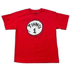 Dr Seuss Universal Studios Thing 1 Women’s M Red T Shirt Orlando Parks